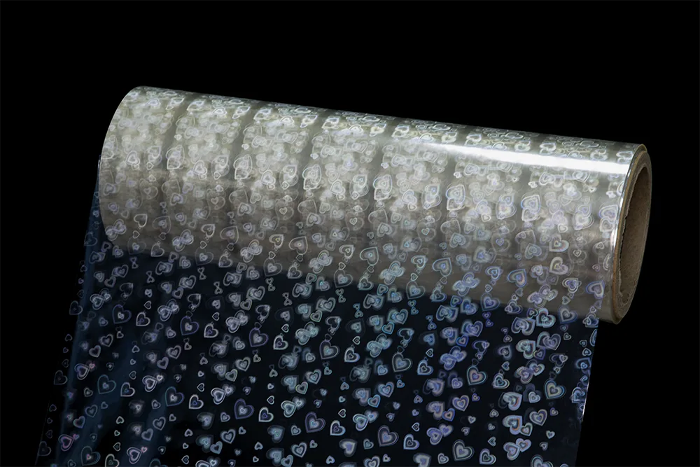 Heart Holographic Film